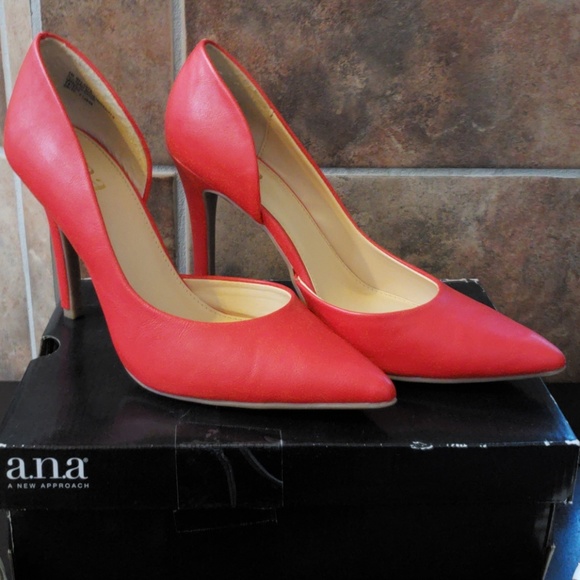 a.n.a | Shoes | Ana Red Heels | Poshmark